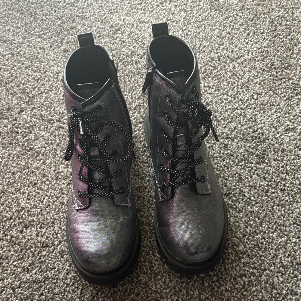 Stylish Black Combat Boots